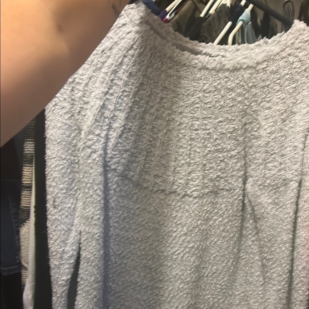 Light Blue Textured Top